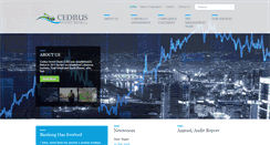 Desktop Screenshot of cedrusinvestbank.com